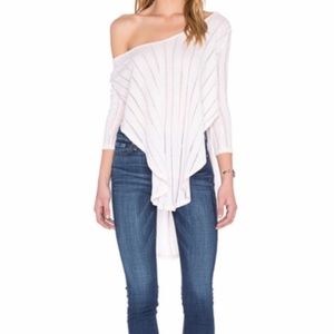 Free People Ribbed Striped T